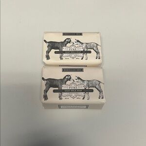 Two Beekman 1802 Pure Goat Milk Soap Fragrance Free 9oz
